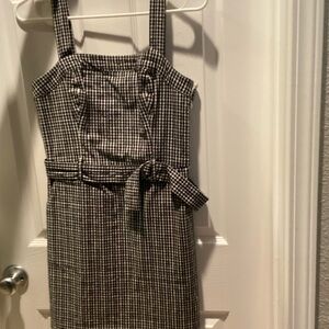 Hollister Stylish Black and White Checkered Dress